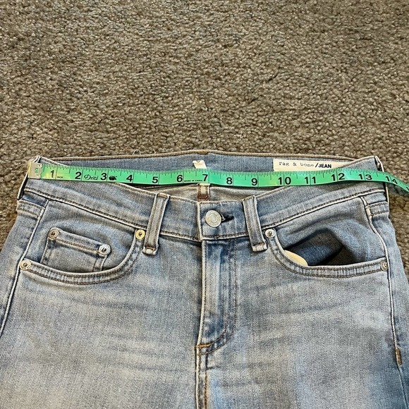 Rag & Bone Capri Wiley step hem skinny jeans size 26 - Picture 10 of 11